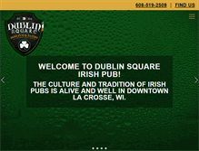 Tablet Screenshot of dublinsquarepub.com